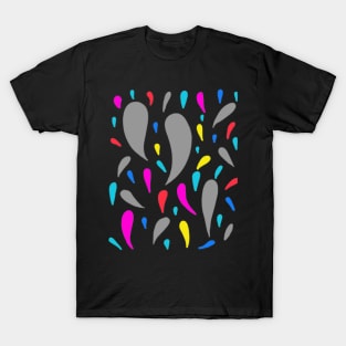 Colorful Water Drops - Relaxation Easy Art T-Shirt